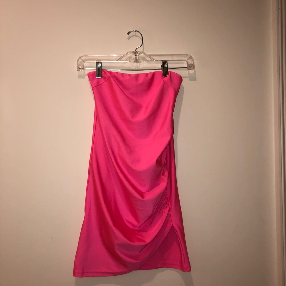pink bodycon dress